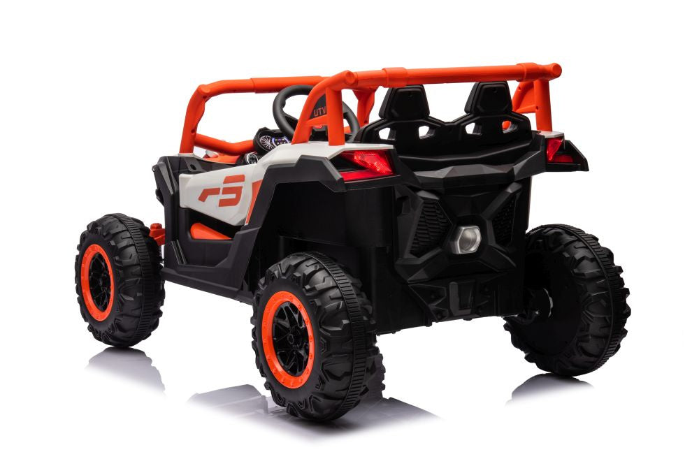 Vienvietis elektrinis bagis NEL-901 4x4 UTV, oranžinis