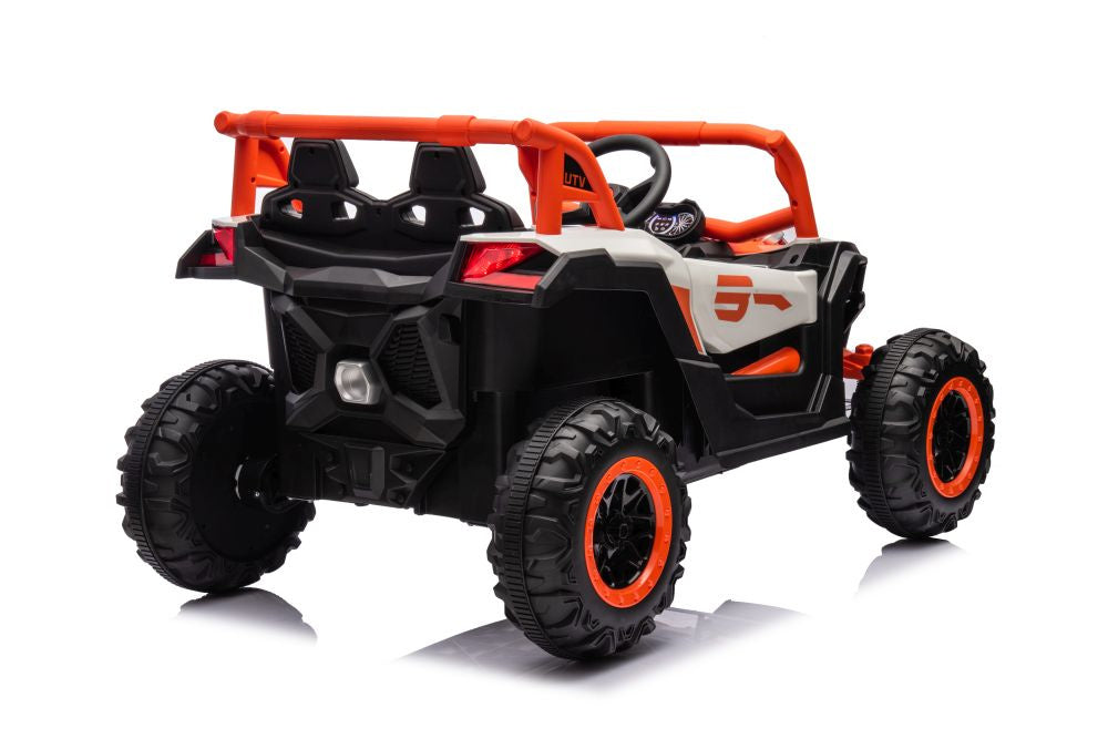 Vienvietis elektrinis bagis NEL-901 4x4 UTV, oranžinis