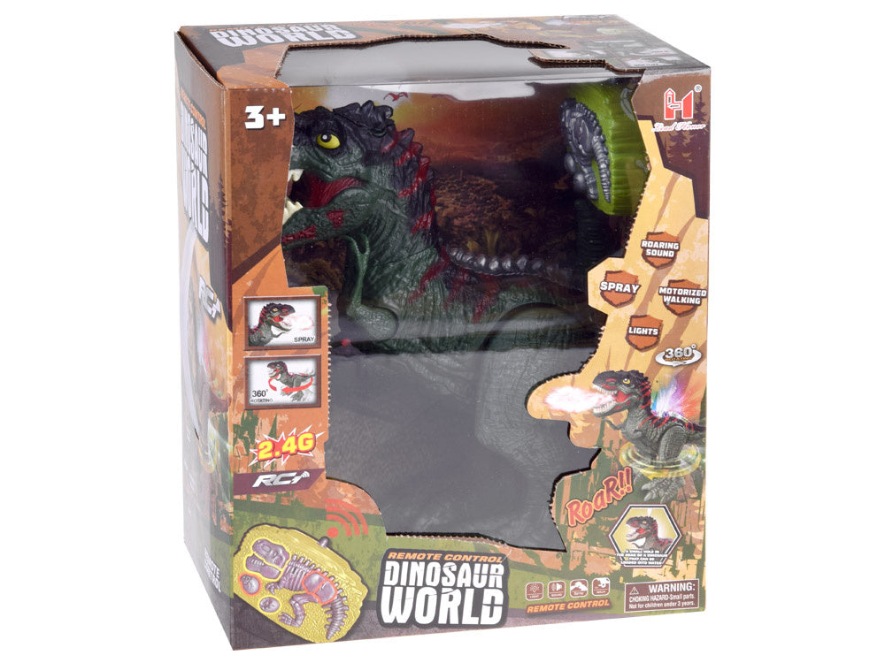 Nuotoliniu būdu valdomas dinozauras T-REX 2in1, žalias