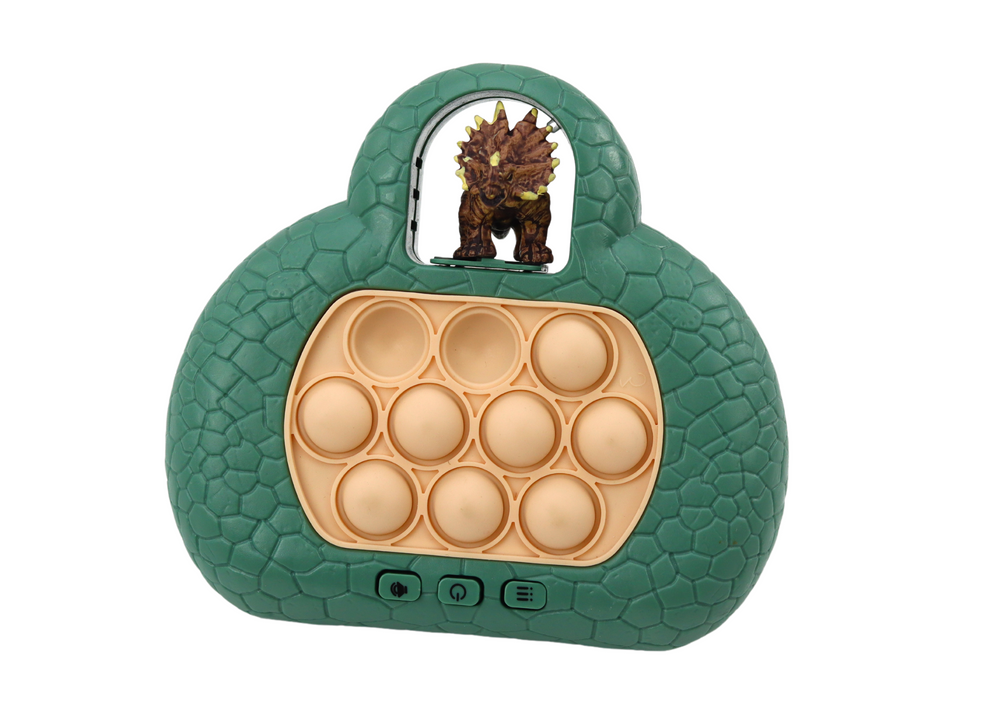 Sensorinis žaidimas „Pop It“ dinozauras, žalias