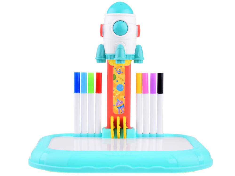 Erdvinis projektorius su stalu, raketa