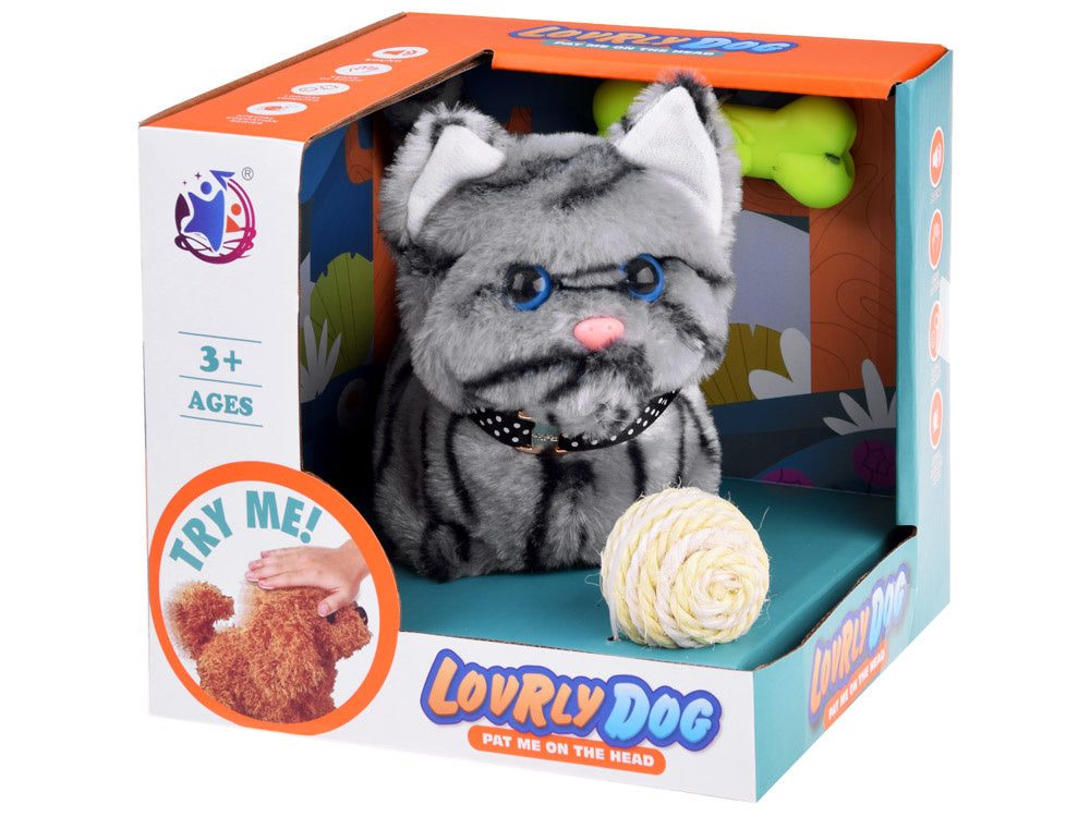 Interaktyvus kačiukas su priedais ir garso efektais, drižuotas