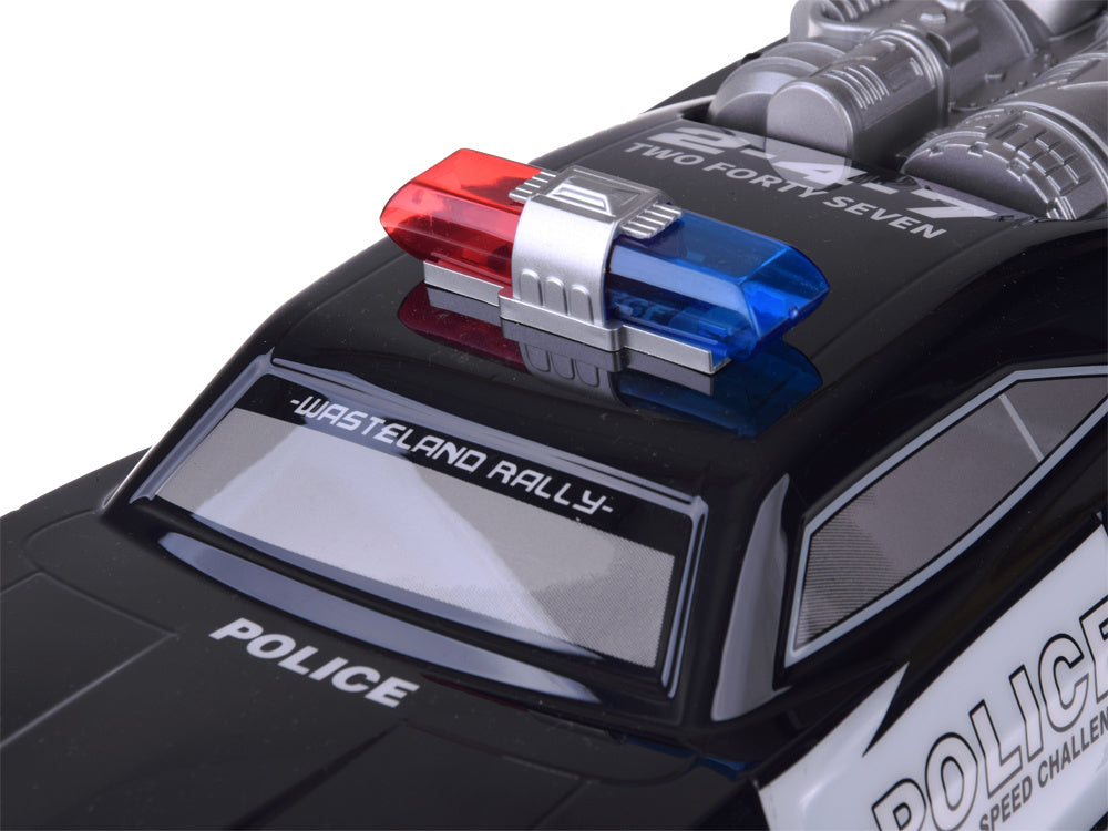 Nuotoliniu būdu valdomas policijos sunkvežimis monstras