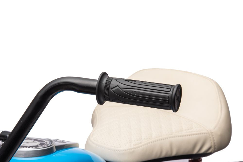 Vienvietis elektrinis triratis motociklas vaikams LL6688 24V, mėlynas