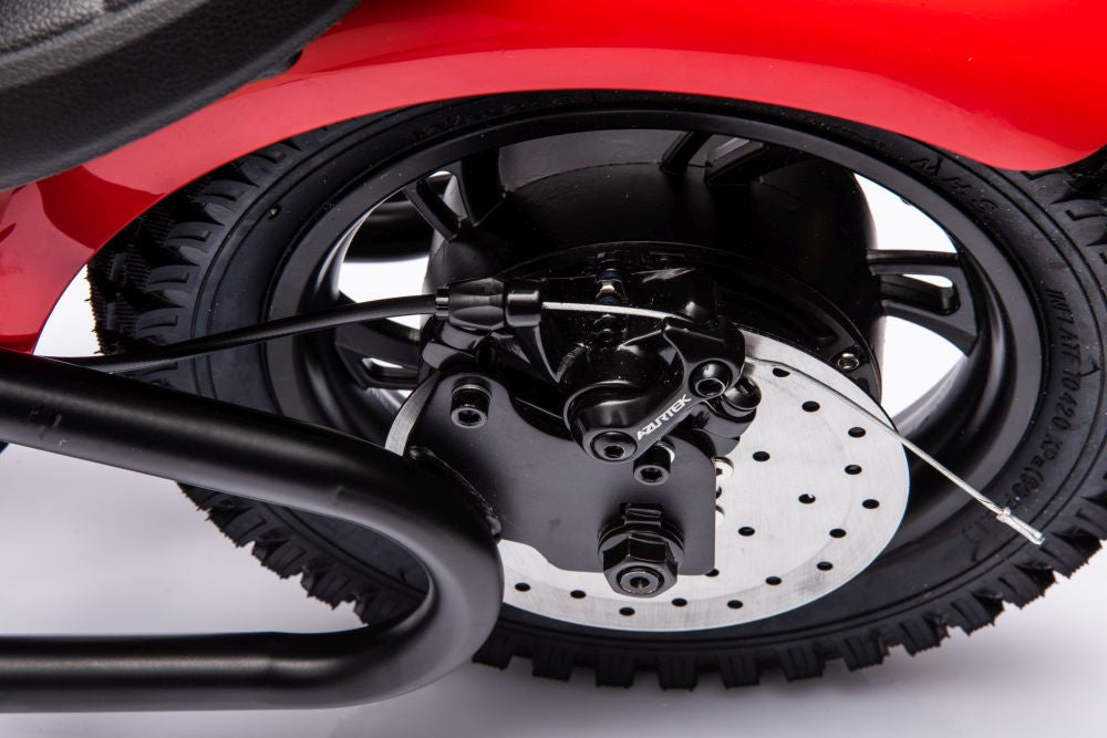 Vaikiškas elektrinis motociklas A9902 36V, raudonas