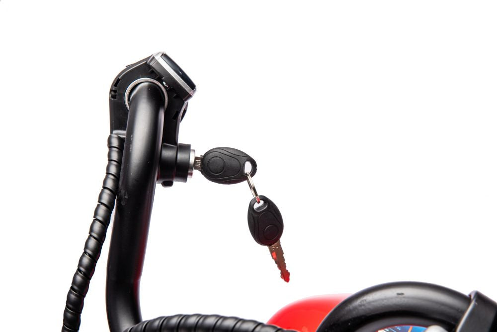 Vaikiškas elektrinis motociklas A9902 36V, raudonas