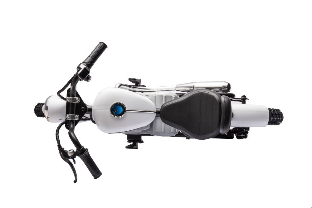 Vaikiškas elektrinis motociklas A9902 36V, baltas