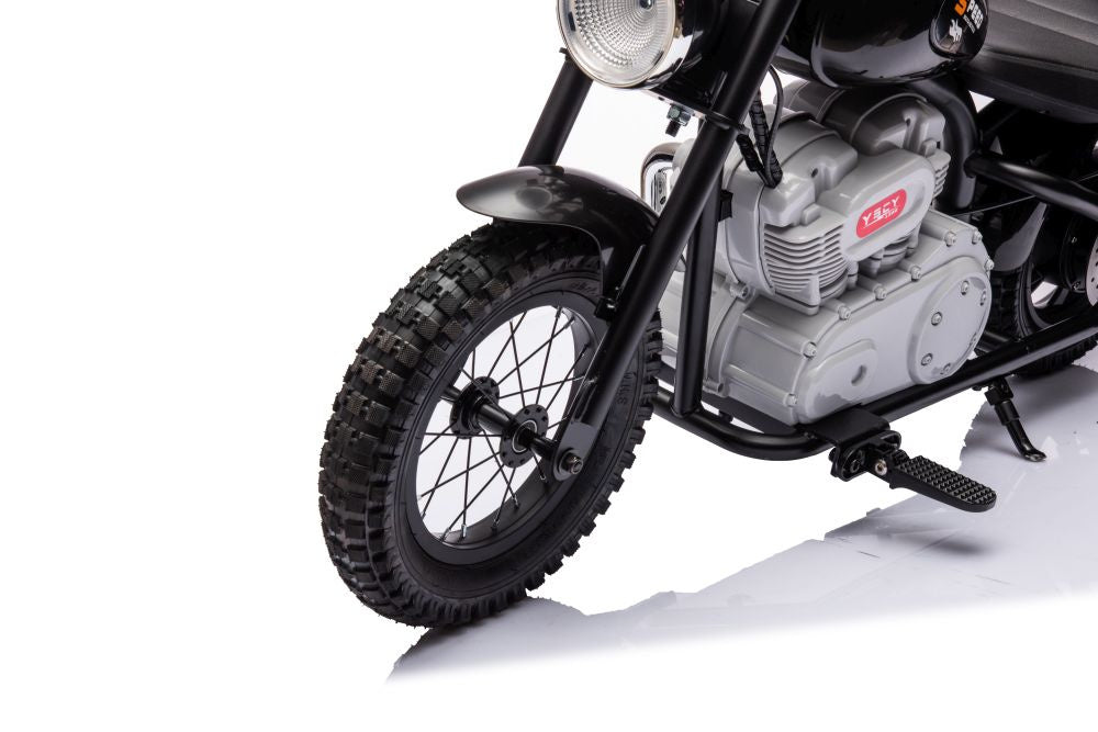 Vaikiškas elektrinis motociklas A9902 36V, juodas