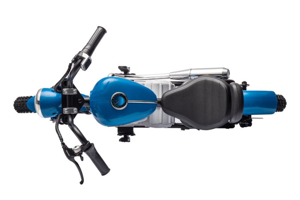 Vaikiškas elektrinis motociklas A9902 36V, mėlynas