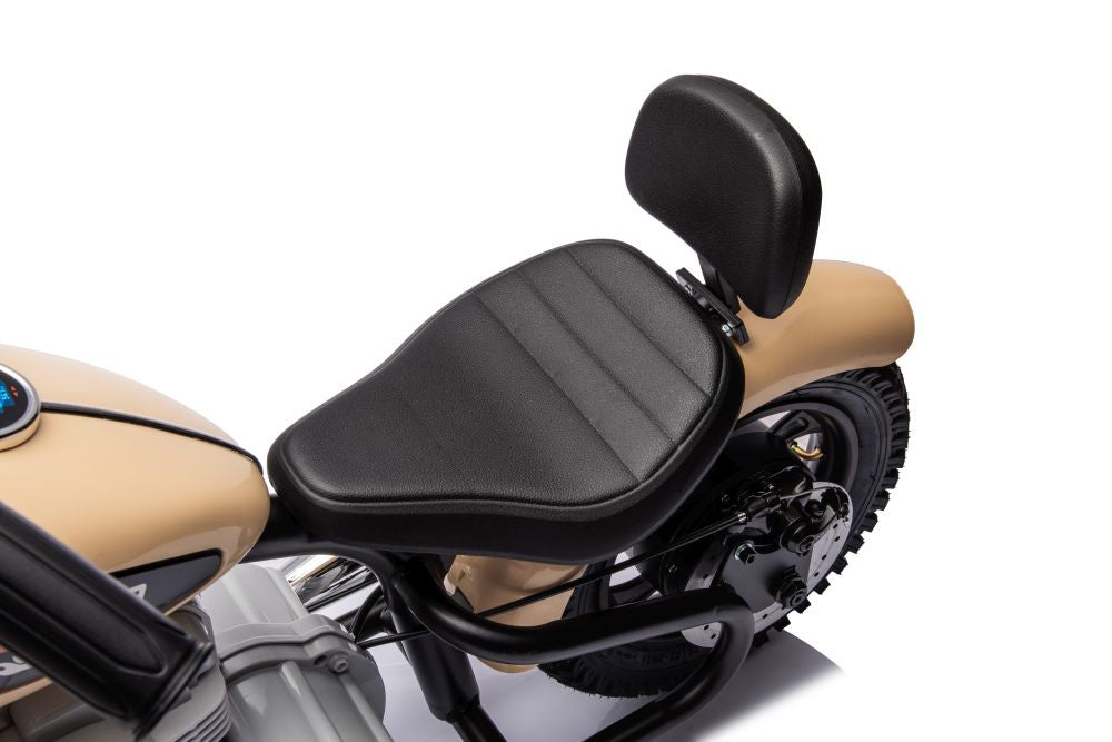 Vaikiškas elektrinis motociklas A9902 36V, chaki