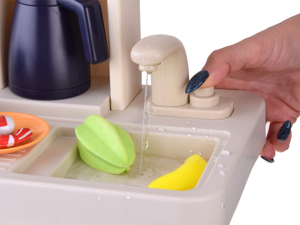 Vaikiška virtuvėlė su priedais 49 vnt., žalia