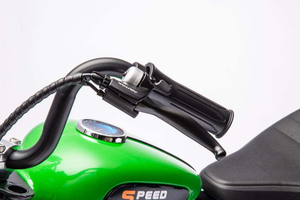 Vaikiškas elektrinis motociklas A9902 36V, žalias