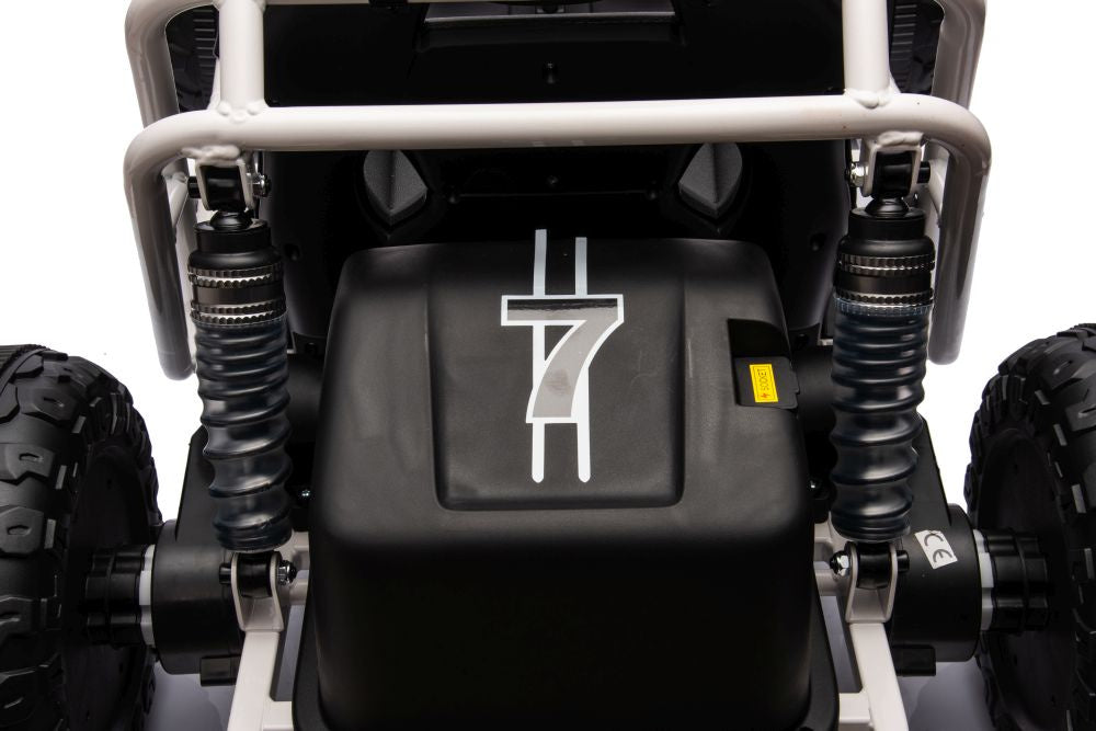 Vienvietis elektrinis bagis vaikams A8812 24V, juodas