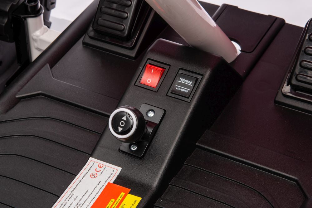 Vienvietis elektrinis bagis vaikams A8812 24V, rožinis