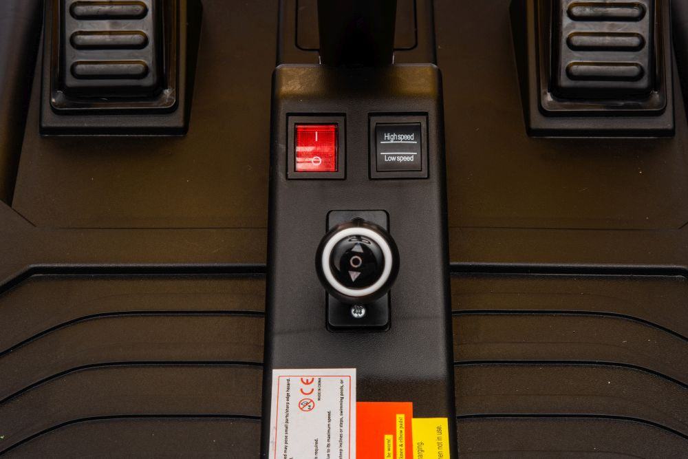 Vienvietis elektrinis bagis vaikams A8812 24V, geltonas