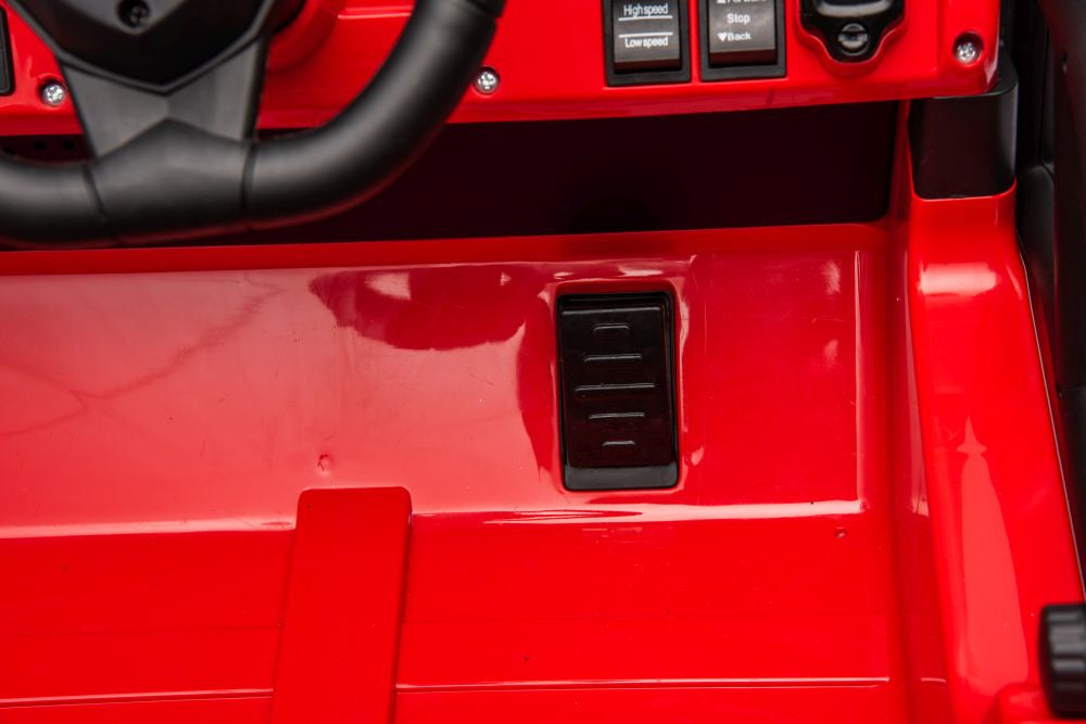 Vienvietis elektrinis džipas YSA8813 24V, raudonas