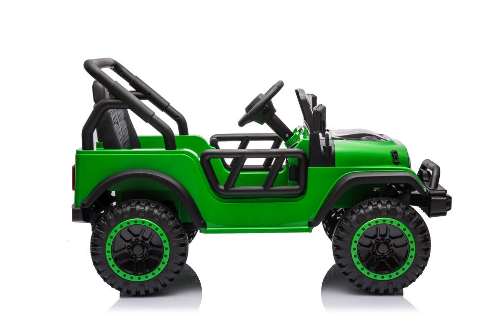 Vienvietis elektrinis džipas YSA8813 24V, žalias