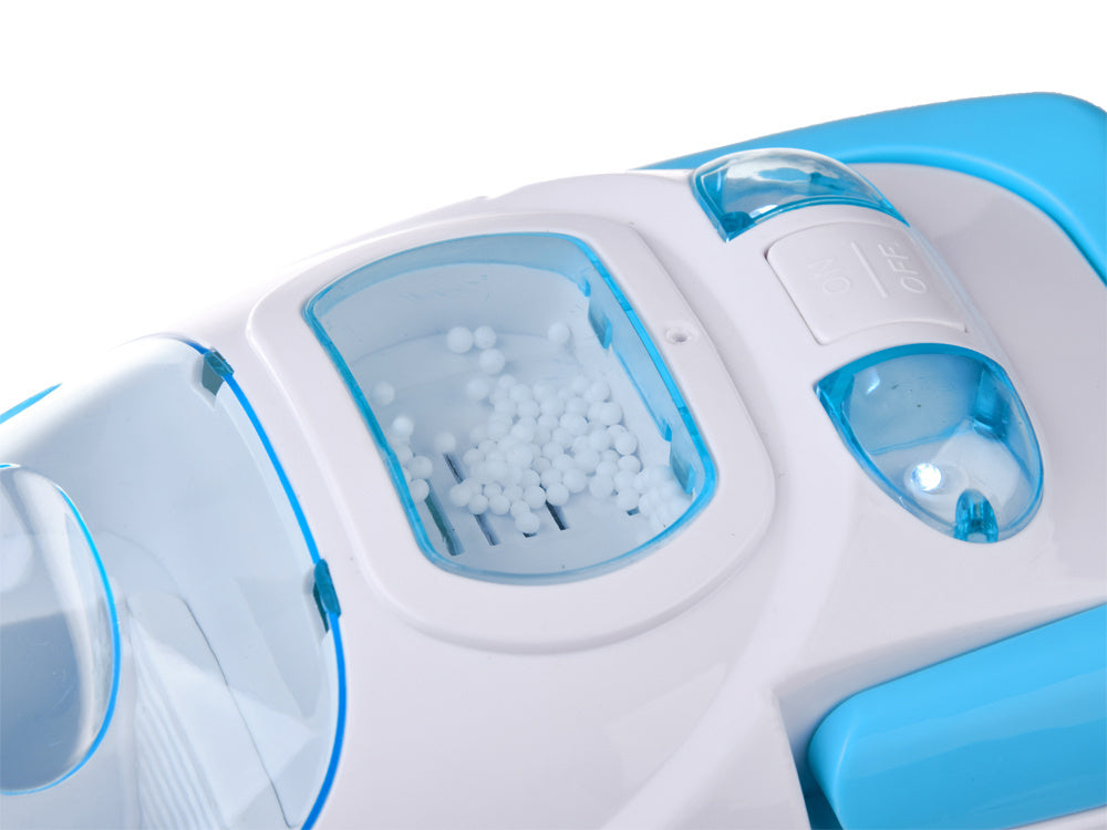 Vaikiškas dulkių siurblys su garsu ir šviesa, mėlynas