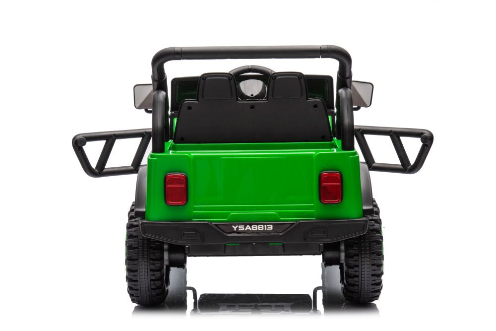 Vienvietis elektrinis džipas YSA8813 24V, žalias