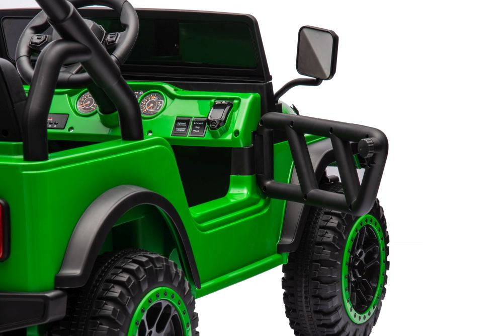 Vienvietis elektrinis džipas YSA8813 24V, žalias