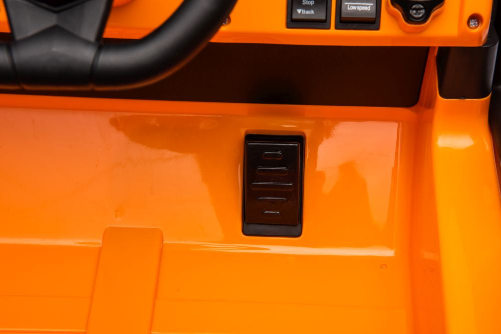 Vienvietis elektrinis džipas YSA8813 24V, oranžinis
