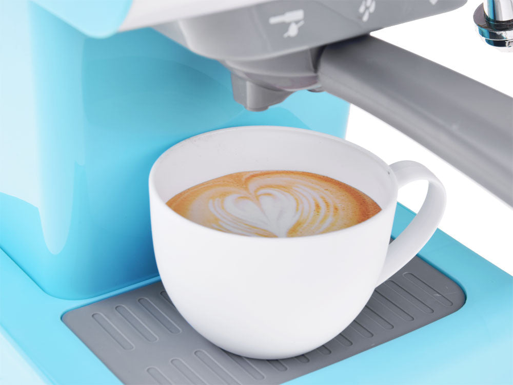 Žaislinis kavos virimo aparatas su garso ir šviesos efektais