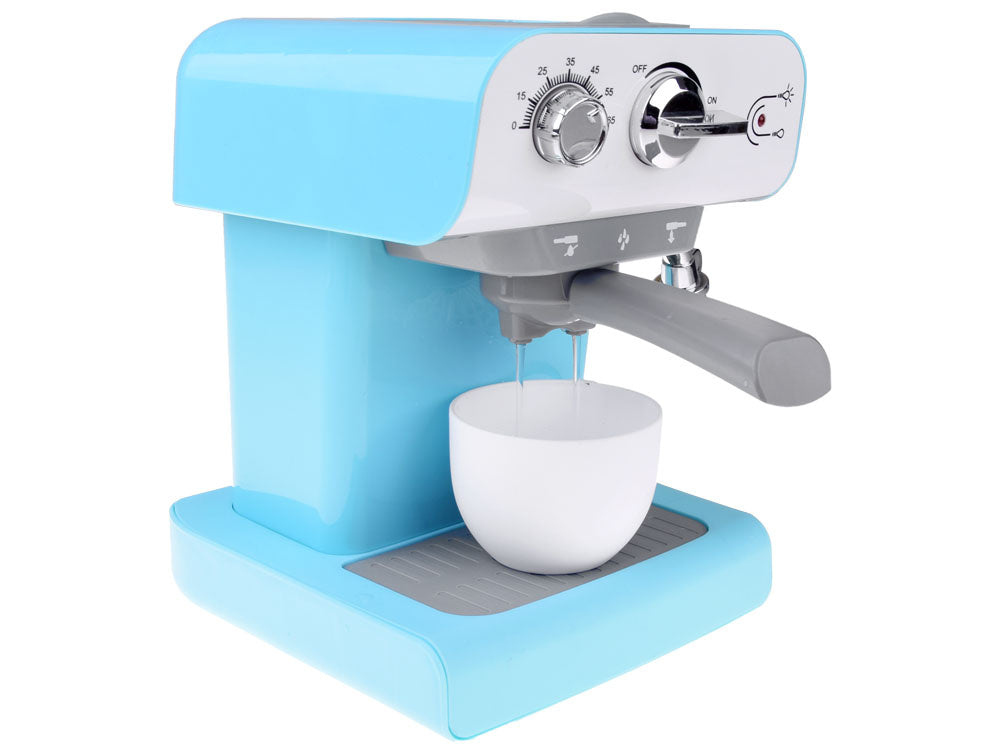 Žaislinis kavos virimo aparatas su garso ir šviesos efektais