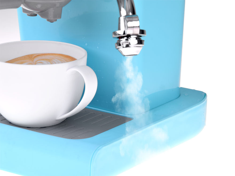 Žaislinis kavos virimo aparatas su garso ir šviesos efektais