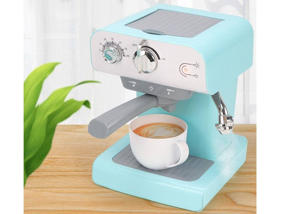 Žaislinis kavos virimo aparatas su garso ir šviesos efektais