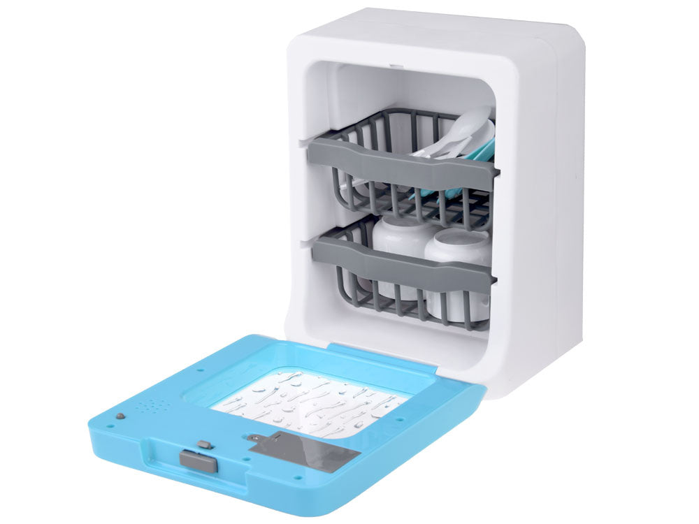 Vaikiška automatinė indų plovimo mašina su priedais ir garso bei šviesos efektais