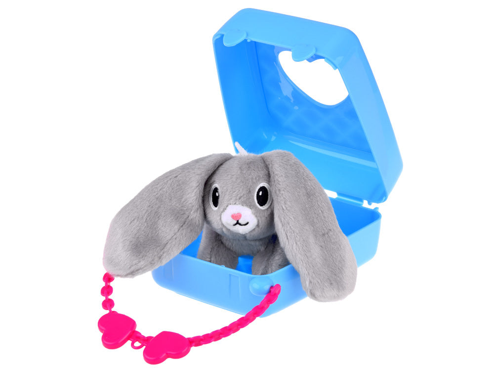 Rankinės ir pliušinio žaislo rinkinys, zuikis-nejungti