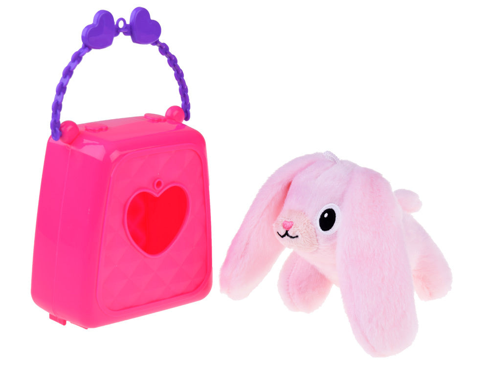 Rankinės ir pliušinio žaislo rinkinys, zuikis-nejungti