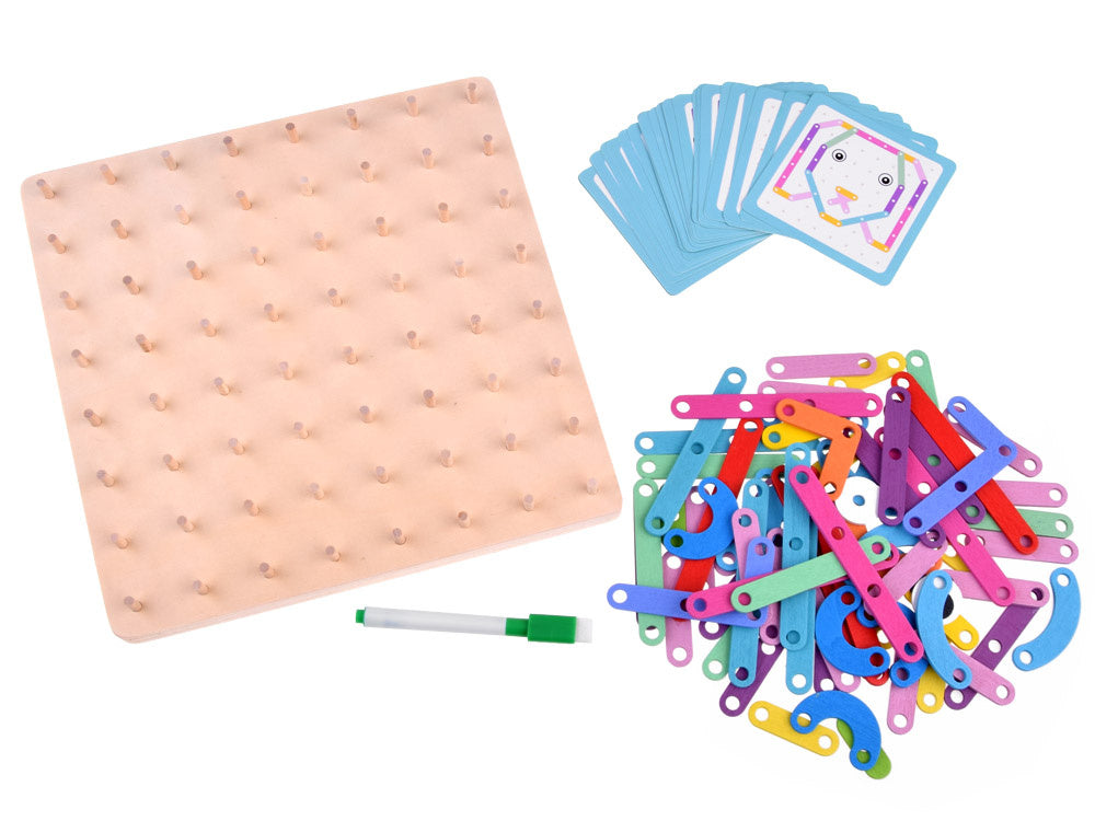 Kūrybinė Montessori dėlionė 2in1