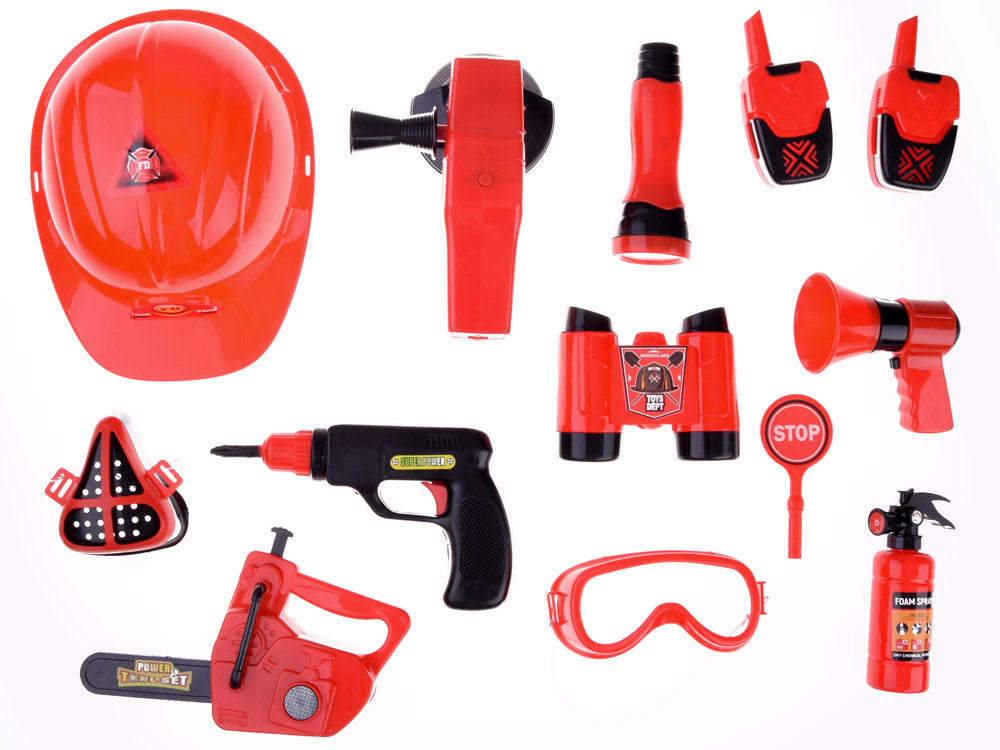 Didelis ugniagesio priemonių rinkinys 13 el.