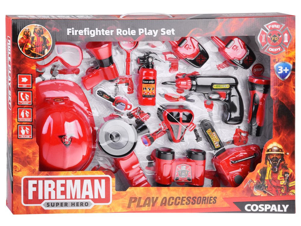 Didelis ugniagesio priemonių rinkinys 13 el.
