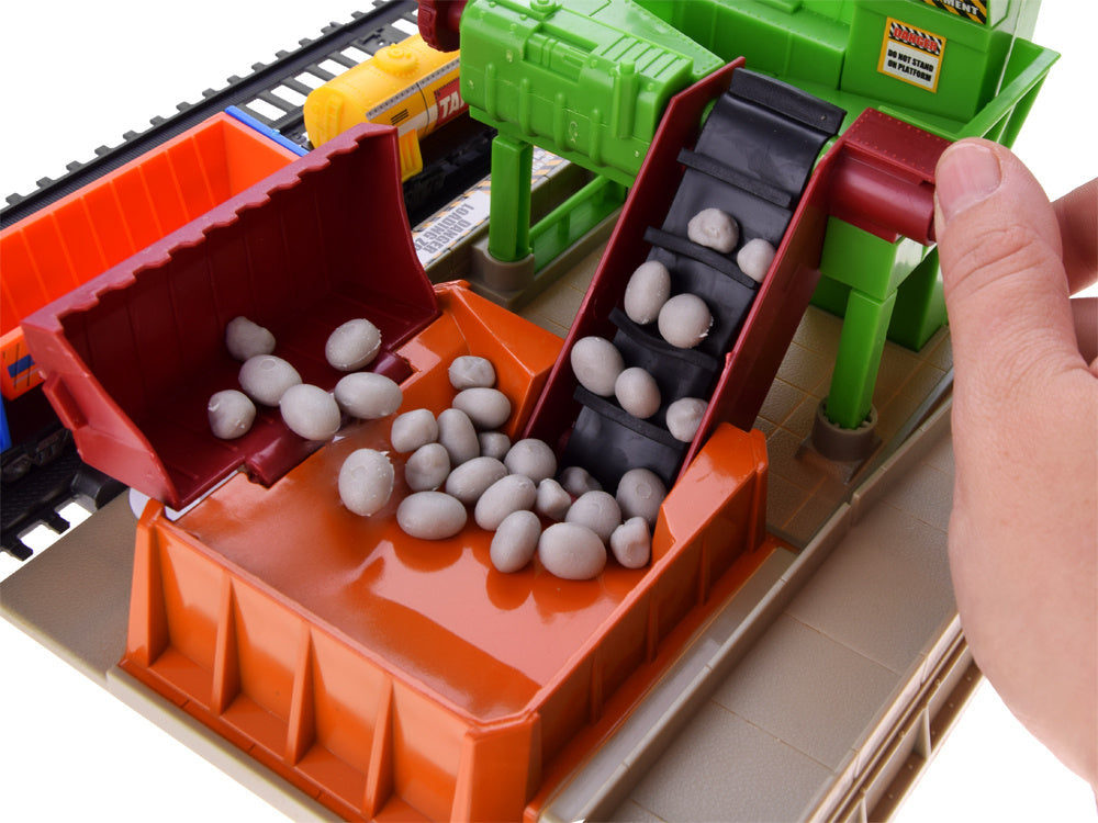 Didelis elektrinio traukinio su vagonais rinkinys 320cm