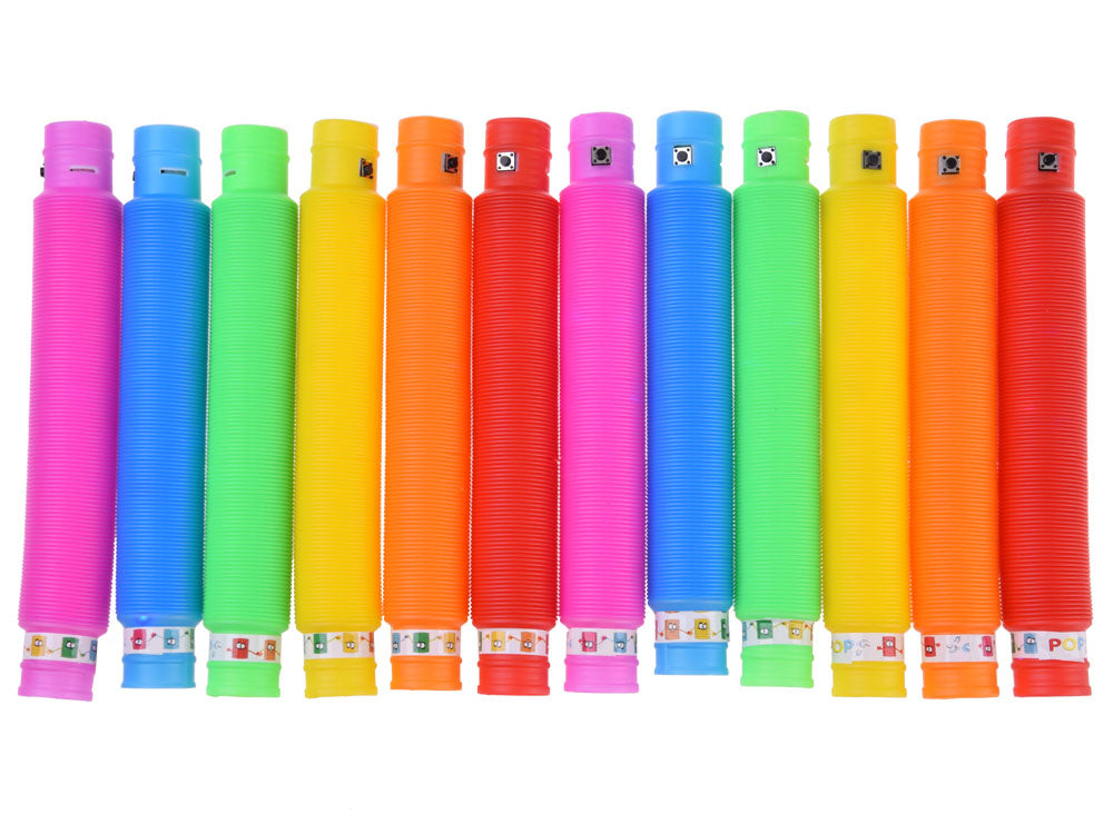 Antistresiniai vamzdeliai su šviesos efektais