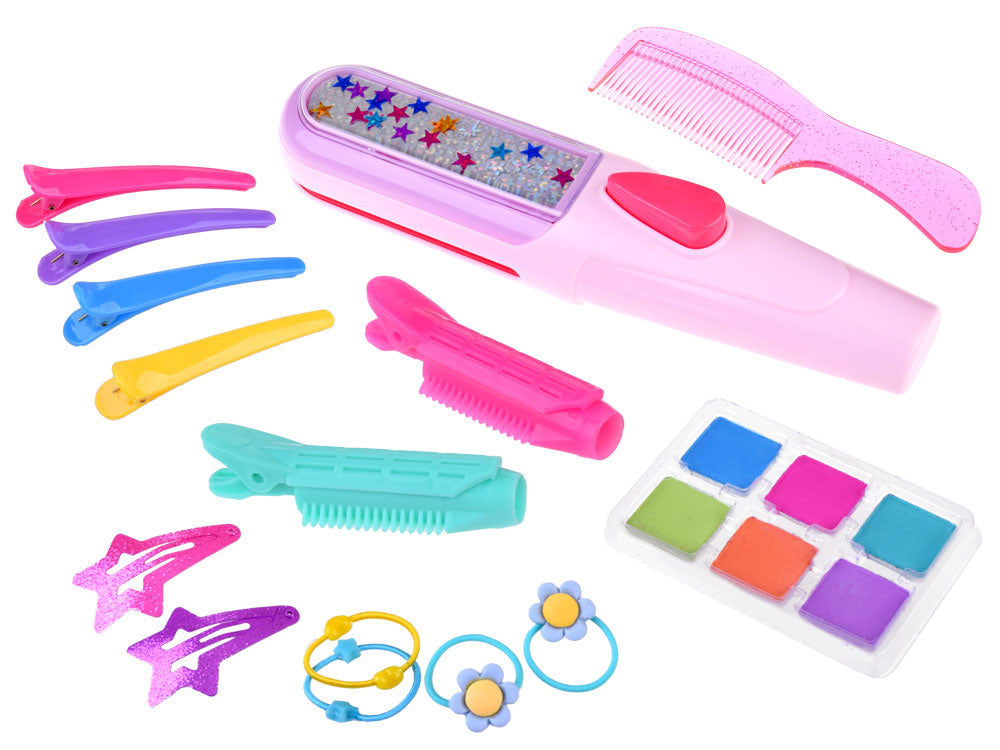 Plaukų dažymo kreida rinkinys su priedais