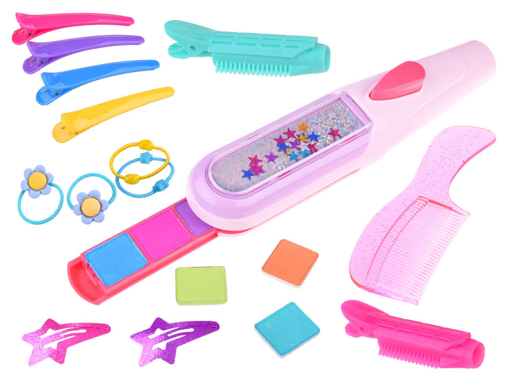 Plaukų dažymo kreida rinkinys su priedais