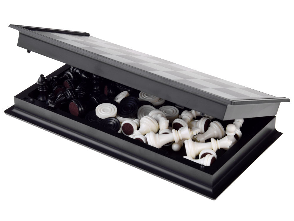 Magnetinių šachmatų ir šaškių rinkinys