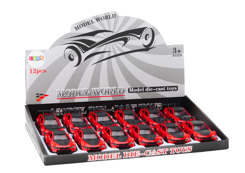 Metalinis sportinis automobilis 1:32, raudonas