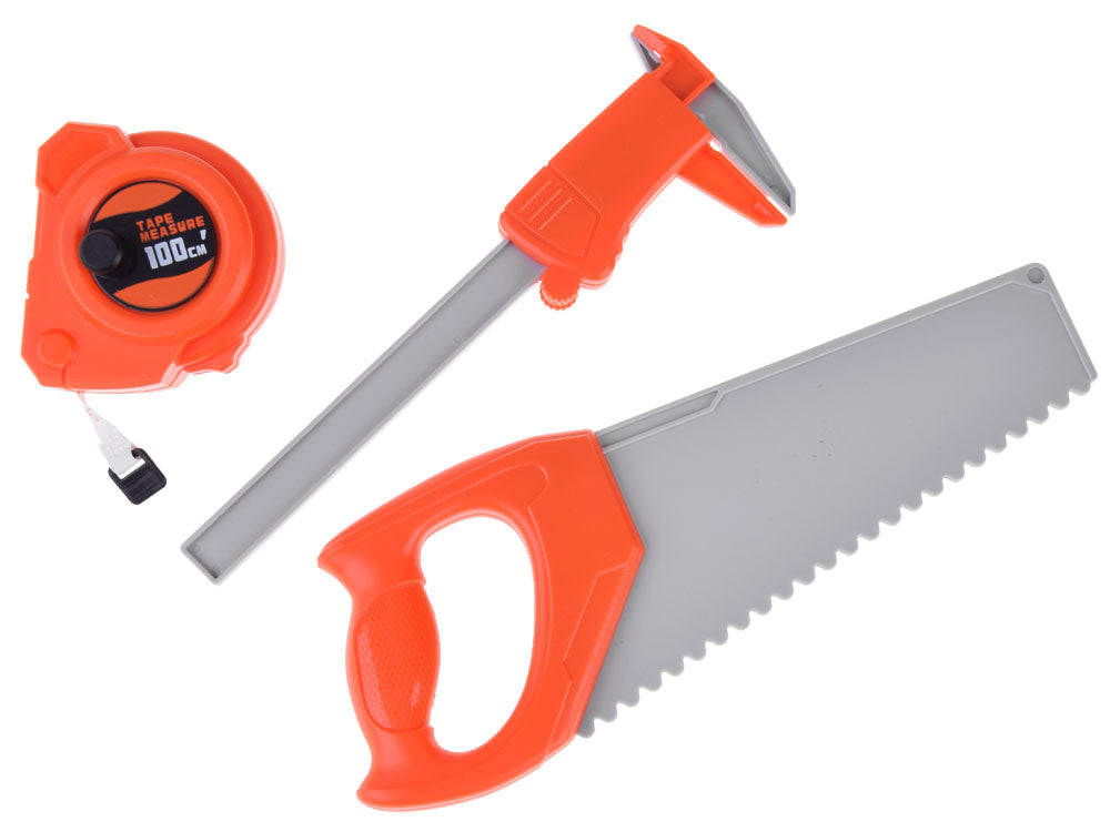 Žaislinis meistro rinkinys su atsuktuvu ir priedais