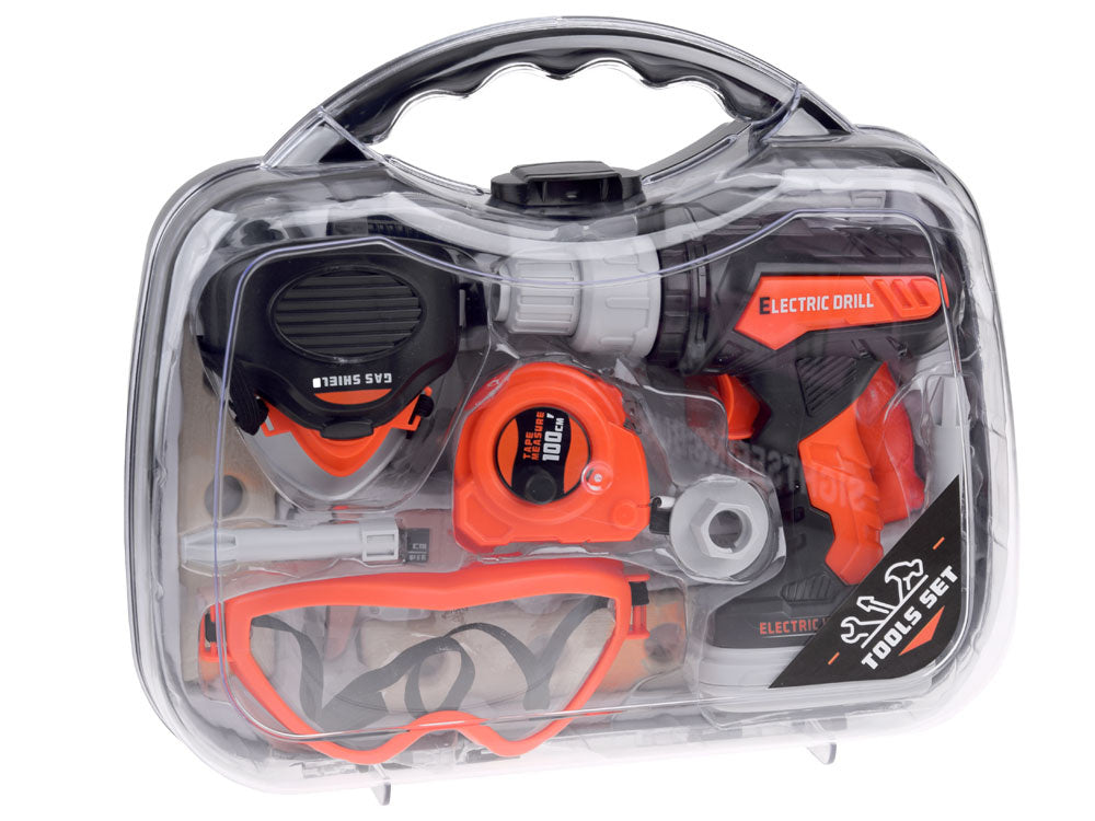 Žaislinis meistro rinkinys su atsuktuvu ir priedais