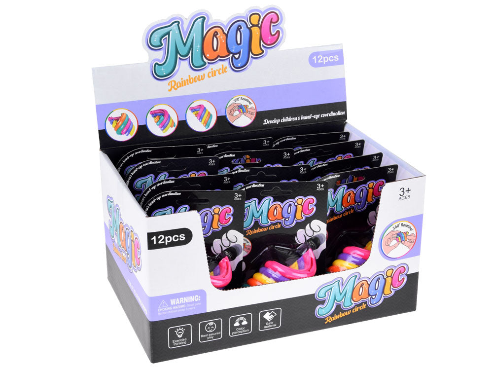 Antistresinis žaidimas „Vaivorykštės spiralės“