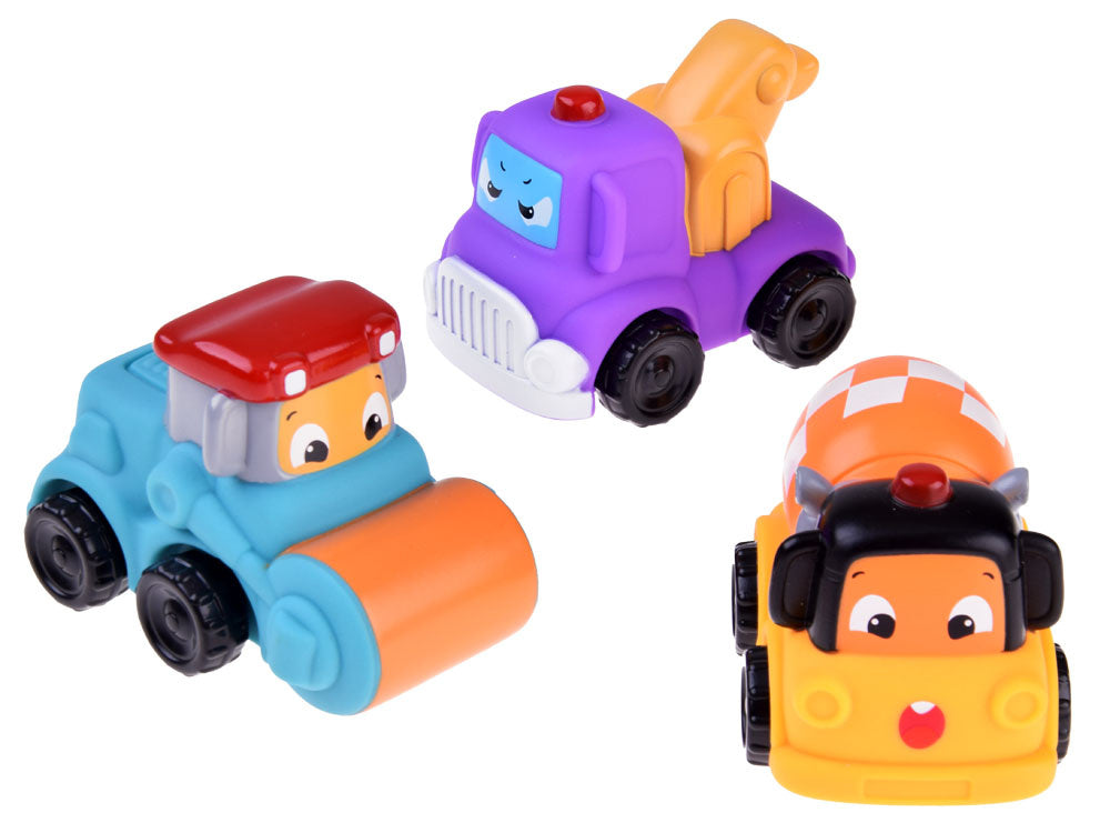 Minkštų automobilių rinkinys 3 vnt