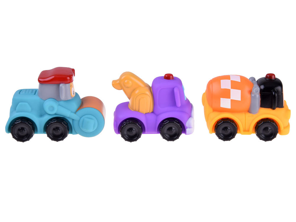 Minkštų automobilių rinkinys 3 vnt