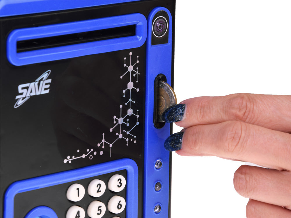 Taupyklė seifas ATM, mėlyna