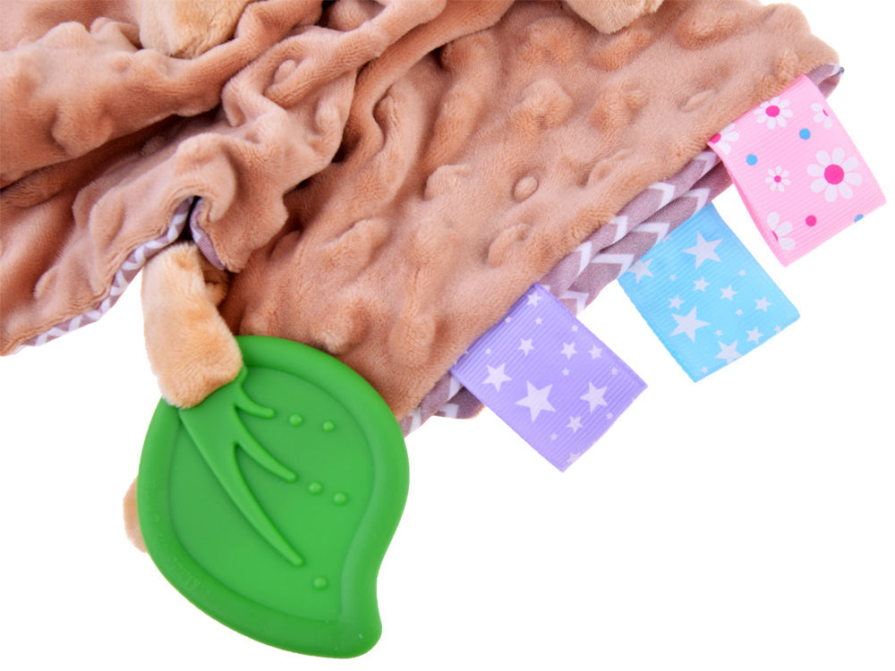 Pliušinis žaislas su kramtuku ir pakabuku, meškiukas