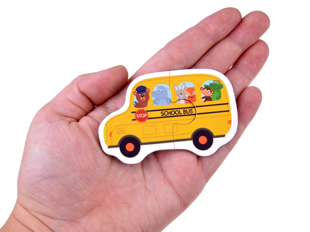 Dėlionių rinkinys transporto priemonės 23 el.