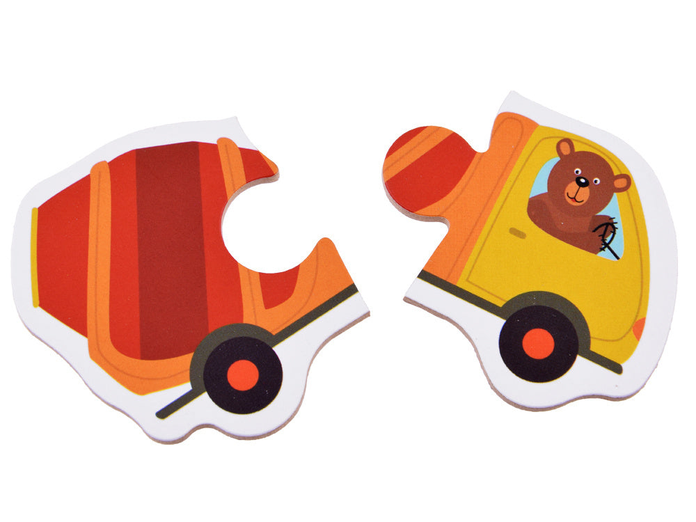 Dėlionių rinkinys transporto priemonės 23 el.